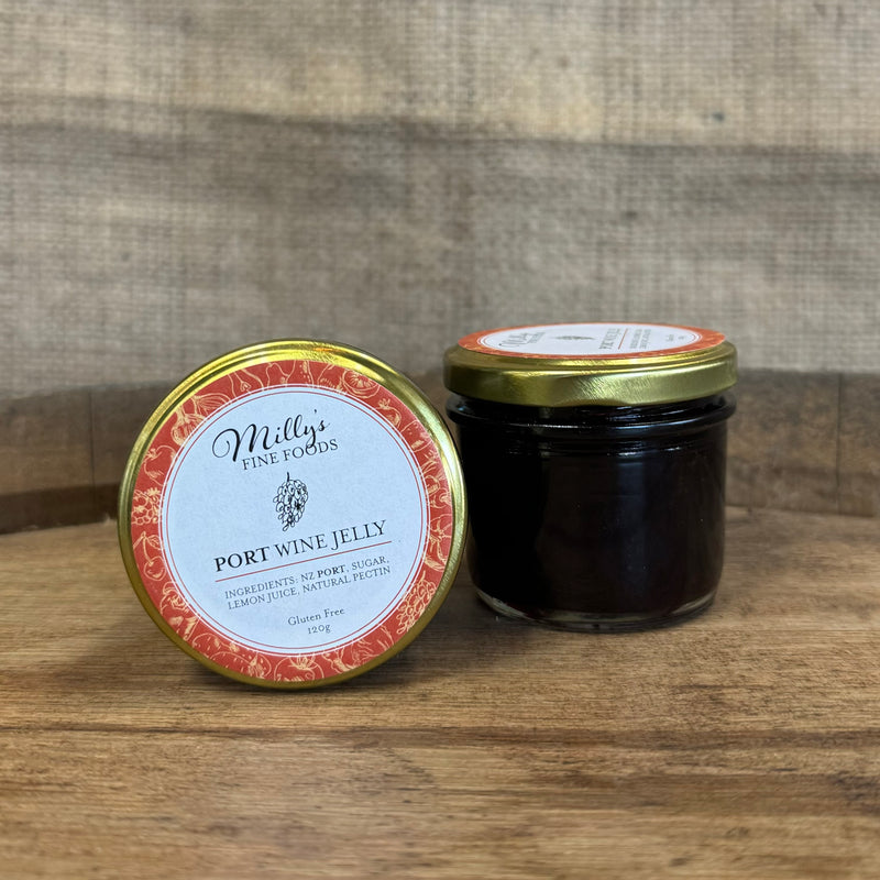 Milly's Fine Foods Port Wine Jelly, 120g