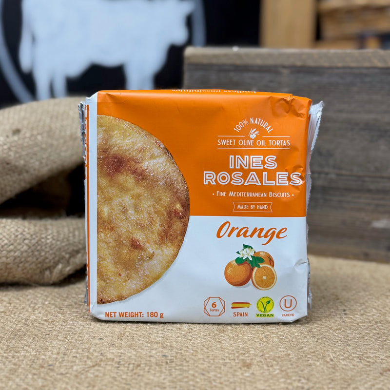 Ines Rosales Sweet Seville Orange Tortas, 180g