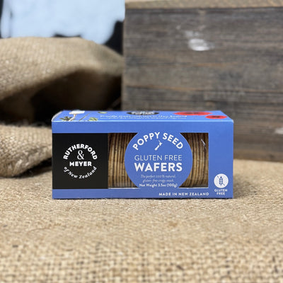 Rutherford and Meyer Poppyseed Gluten-Free Wafers, 100g