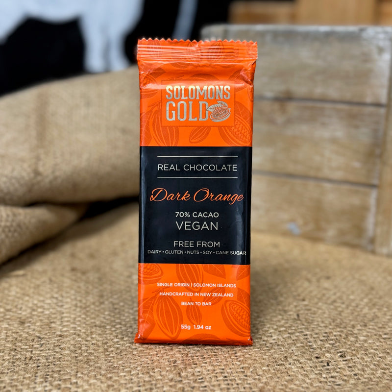 Solomons Gold Dark Orange Chocolate, 55g