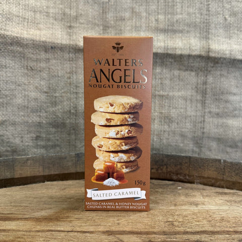 Walters Angels Nougat Biscuits Salted Caramel, 150g