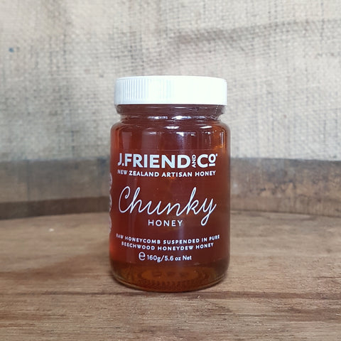 J Friend Chunky Honey, 160g